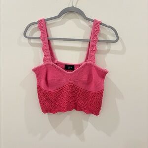Vici Fuchsia Knit Tank And Matching Skirt